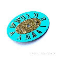 Elegant Oval Tiffany blue Watch dial
